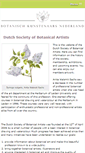Mobile Screenshot of botanischkunstenaarsnederland.nl